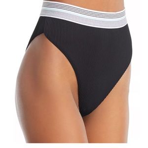 Dolce Vita Fast Lane High Waisted Bikini Bottom XS